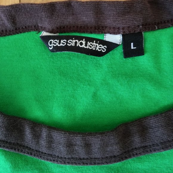 Vintage Y2K Gsus Sindustries Dragon Graphic Top - Picture 4 of 4